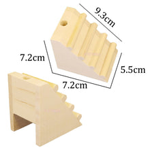 Load image into Gallery viewer, Marukan Small Wooden House with Top Deck -  15cm x 15cm x 10cm