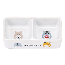 Load image into Gallery viewer, Marukan Porcelain Double Dish - 9cm x 5cm x 3cm