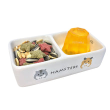 Load image into Gallery viewer, Marukan Porcelain Double Dish - 9cm x 5cm x 3cm