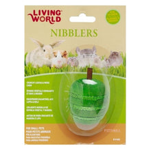Load image into Gallery viewer, Living World Nibblers Loofah Chews (Apples) - 4.57cm x 11.94cm x 16.26cm