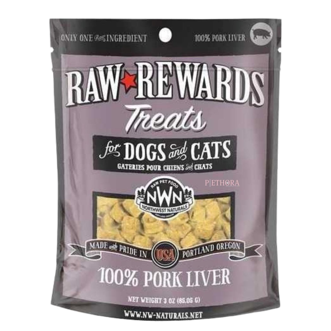 Northwest Naturals Raw Rewards Treats - Pork Liver