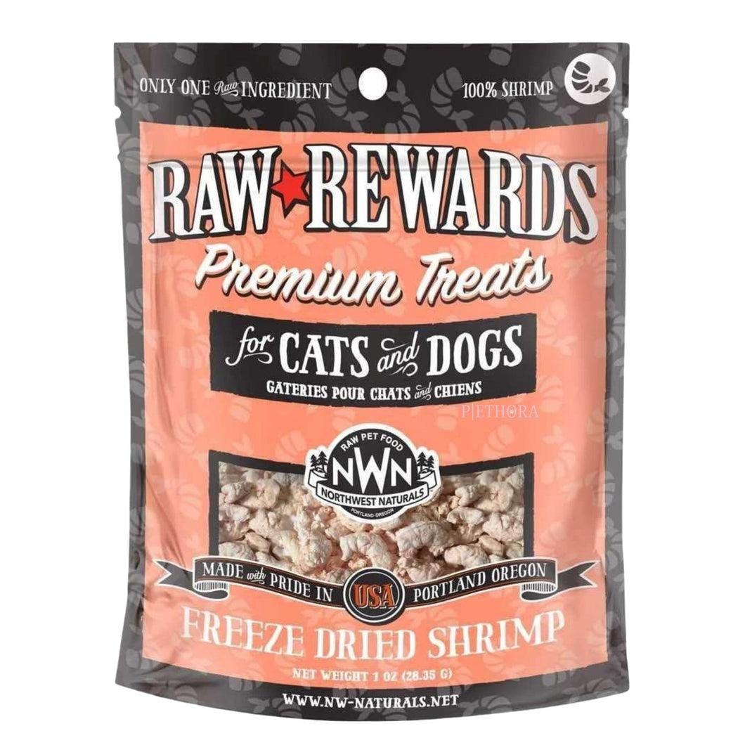 Northwest Naturals Raw Rewards Premium Treats - Freeze Dried Shrimp