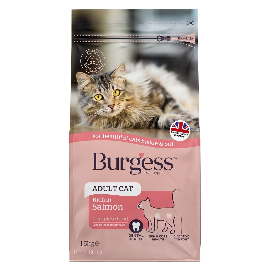 Burgess Adult Cat - Scottish Salmon