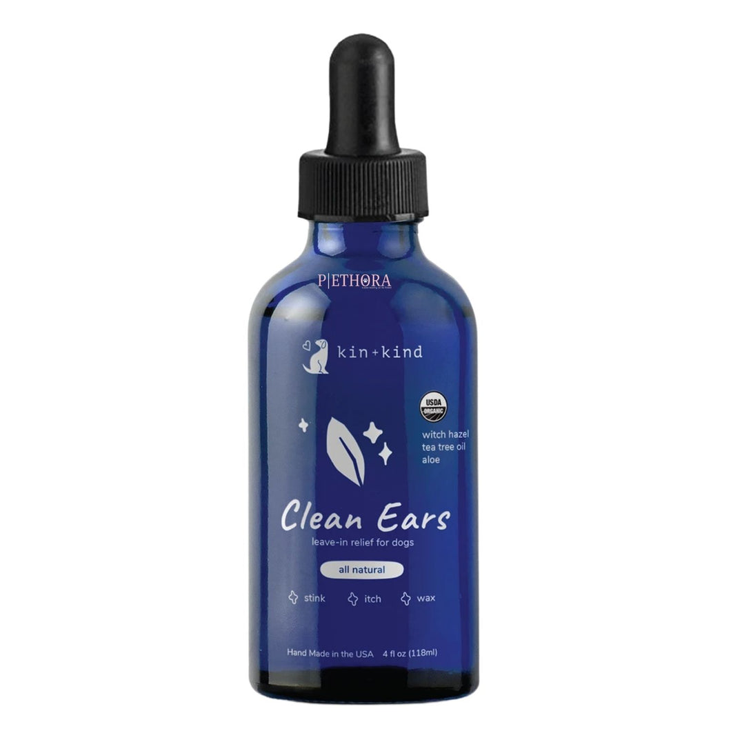 Kin+Kind Organic Clean Ears for Dogs - 118ml