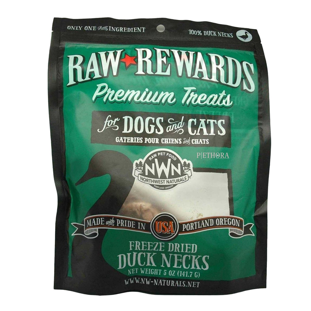 Northwest Naturals Raw Rewards Premium Treats - Freeze Dried Duck Necks