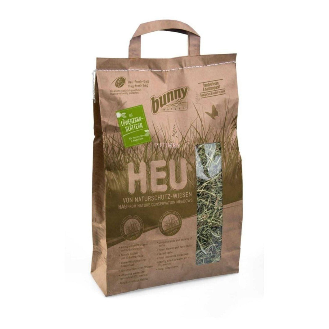 Bunny Nature Hay from Nature Conservation Meadows with Dandelion Leaves - 250g