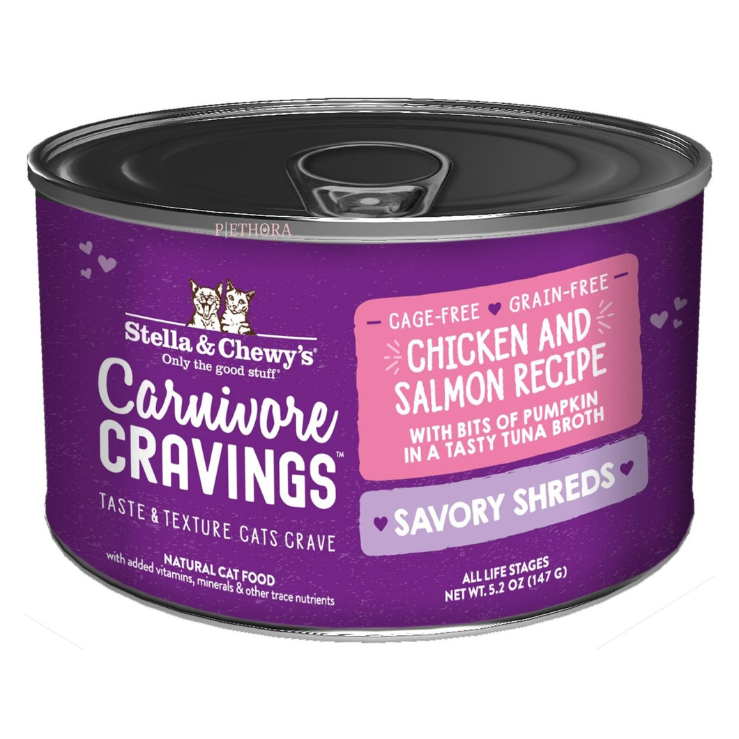 Stella & Chewy's Carnivore Cravings Savory Shreds - Chicken & Salmon - 147g