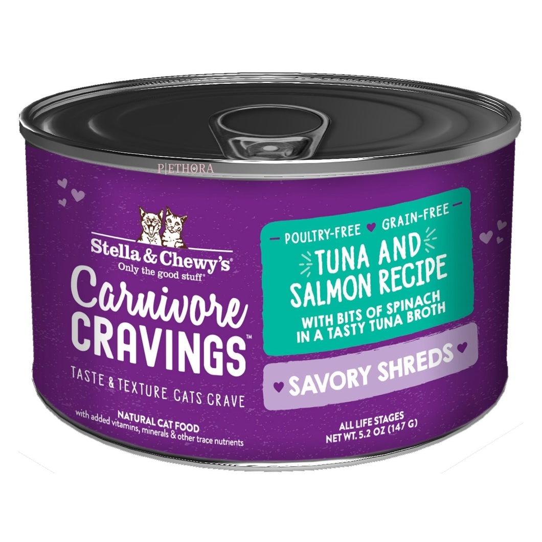 Stella & Chewy's Carnivore Cravings Savory Shreds - Tuna & Salmon - 147g