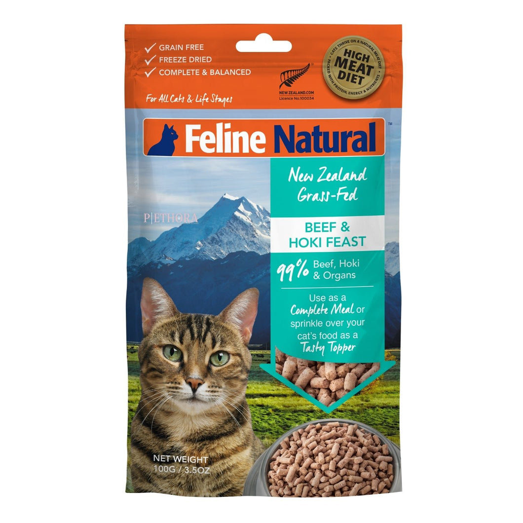 Feline Natural Freeze Dried -  Beef & Hoki Feast