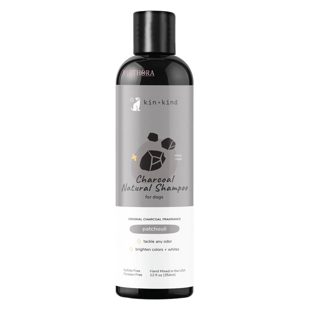 Kin+Kind Charcoal Natural Shampoo (Patchouli) - 354ml / 1 Gallon