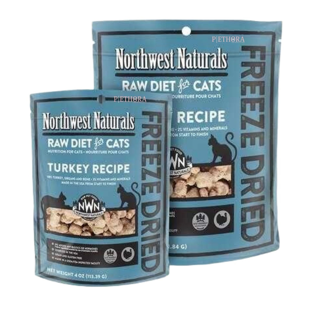 Northwest Naturals Raw Diet  Freeze Dried Nibbles For Cats - Turkey