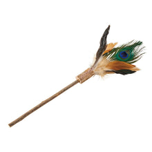 Load image into Gallery viewer, Marukan Catnip Teaser Peacock Feather - 1.9cm x 1.9cm x 41cm
